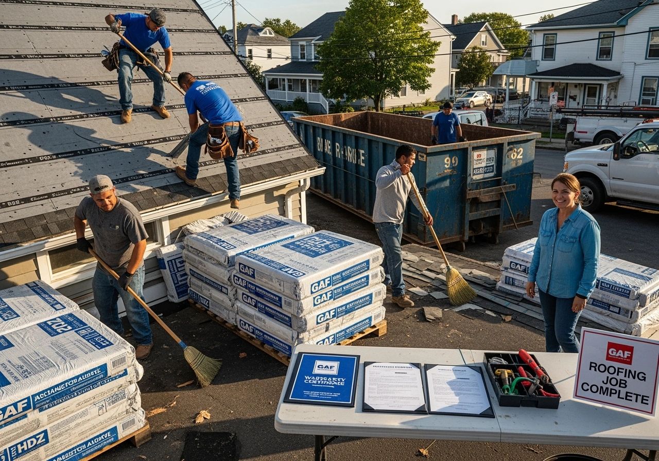 Complete professional service included with every Roof Inc. job - Portland, Maine