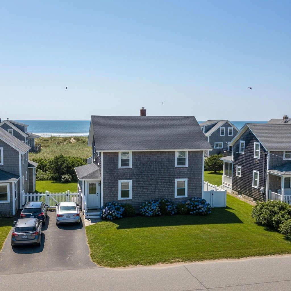 Old Orchard Beach home with new professional roofing system.